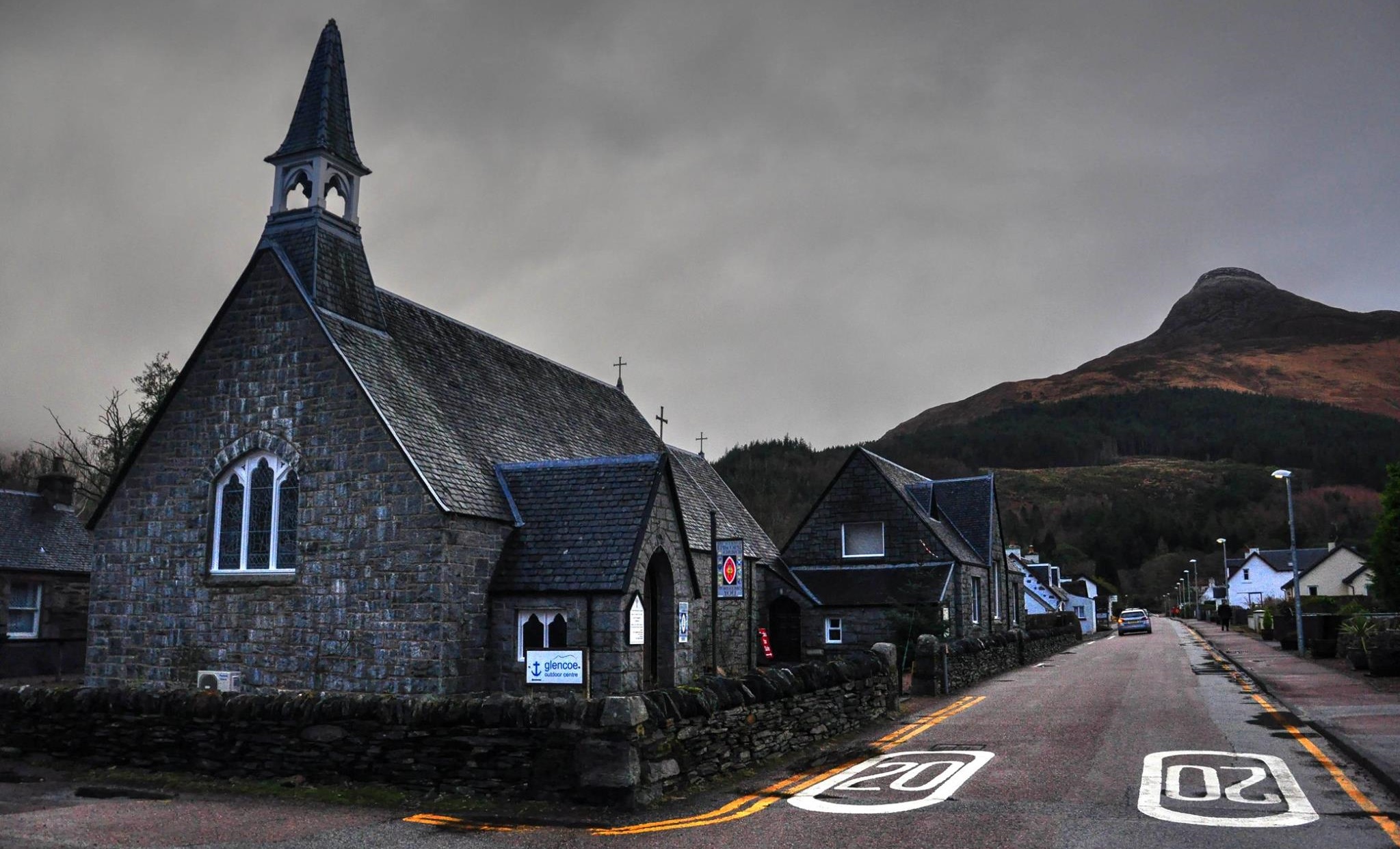 Pap of Glencoe above Glencoe Village