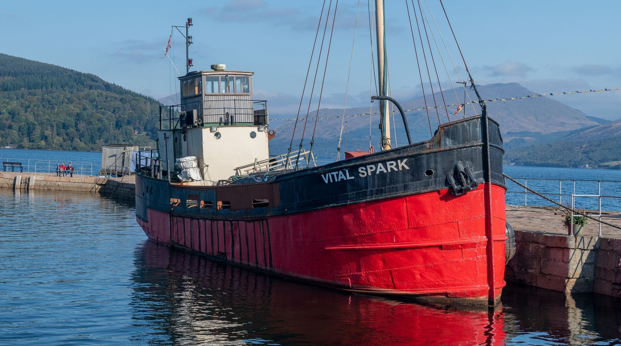 The "Vital Spark" at Inveraray