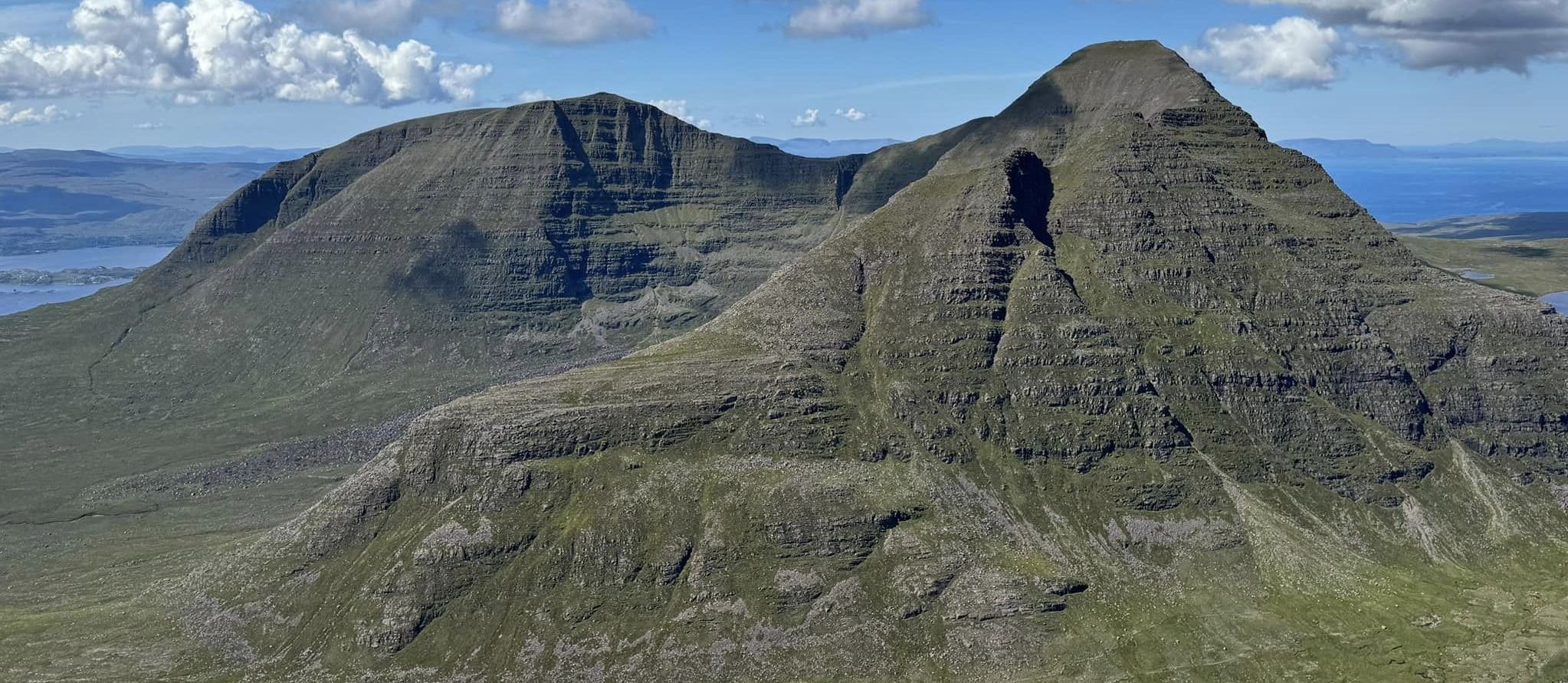 Ben Alligin from Beinn Dearg in the Torridon Region of the NW Highlands of Scotland