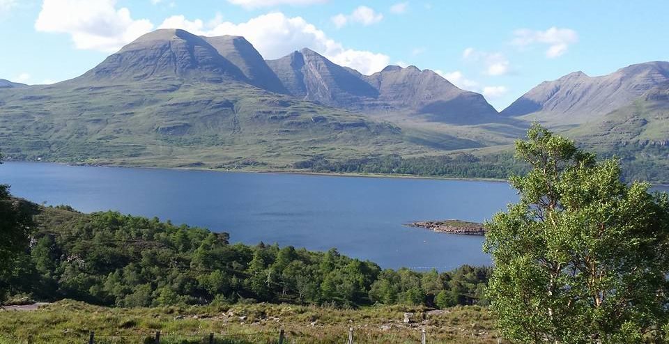 Loch Torridon and Beinn Alligin in the Torridon Region of the NW Highlands of Scotland