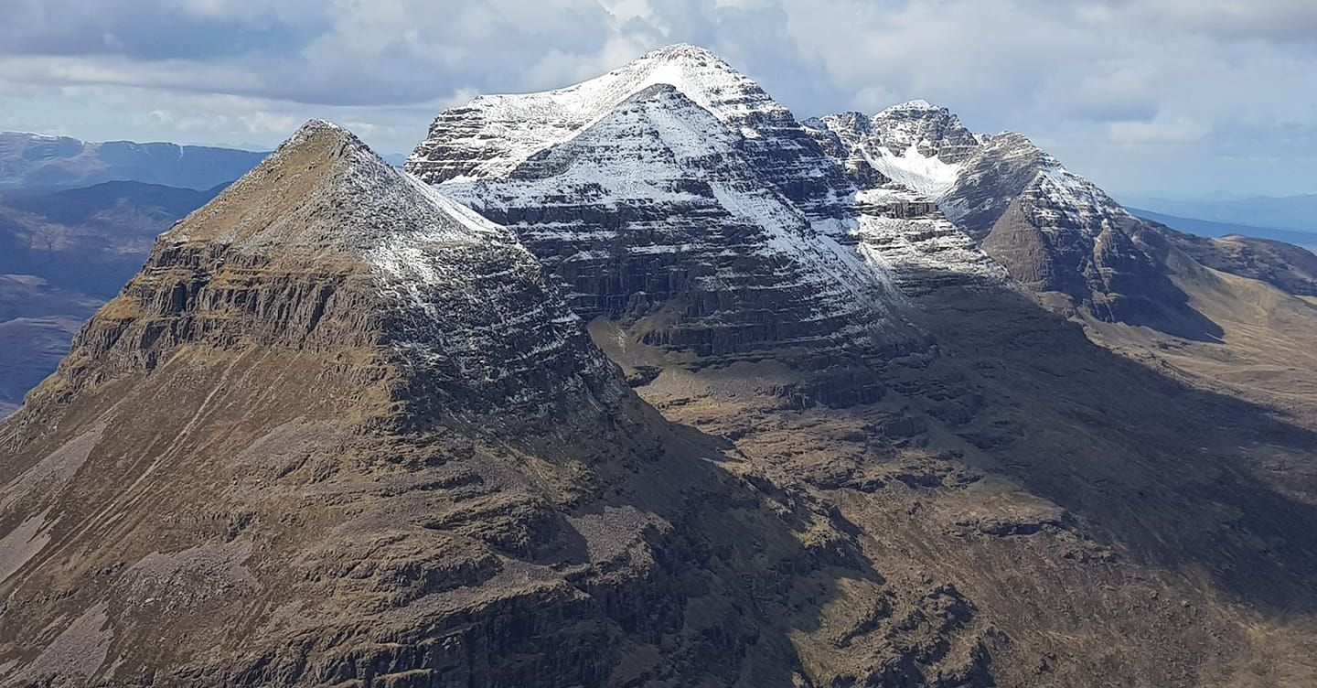 Map for Liathach in the Torridon region of the North West Highlands of Scotland