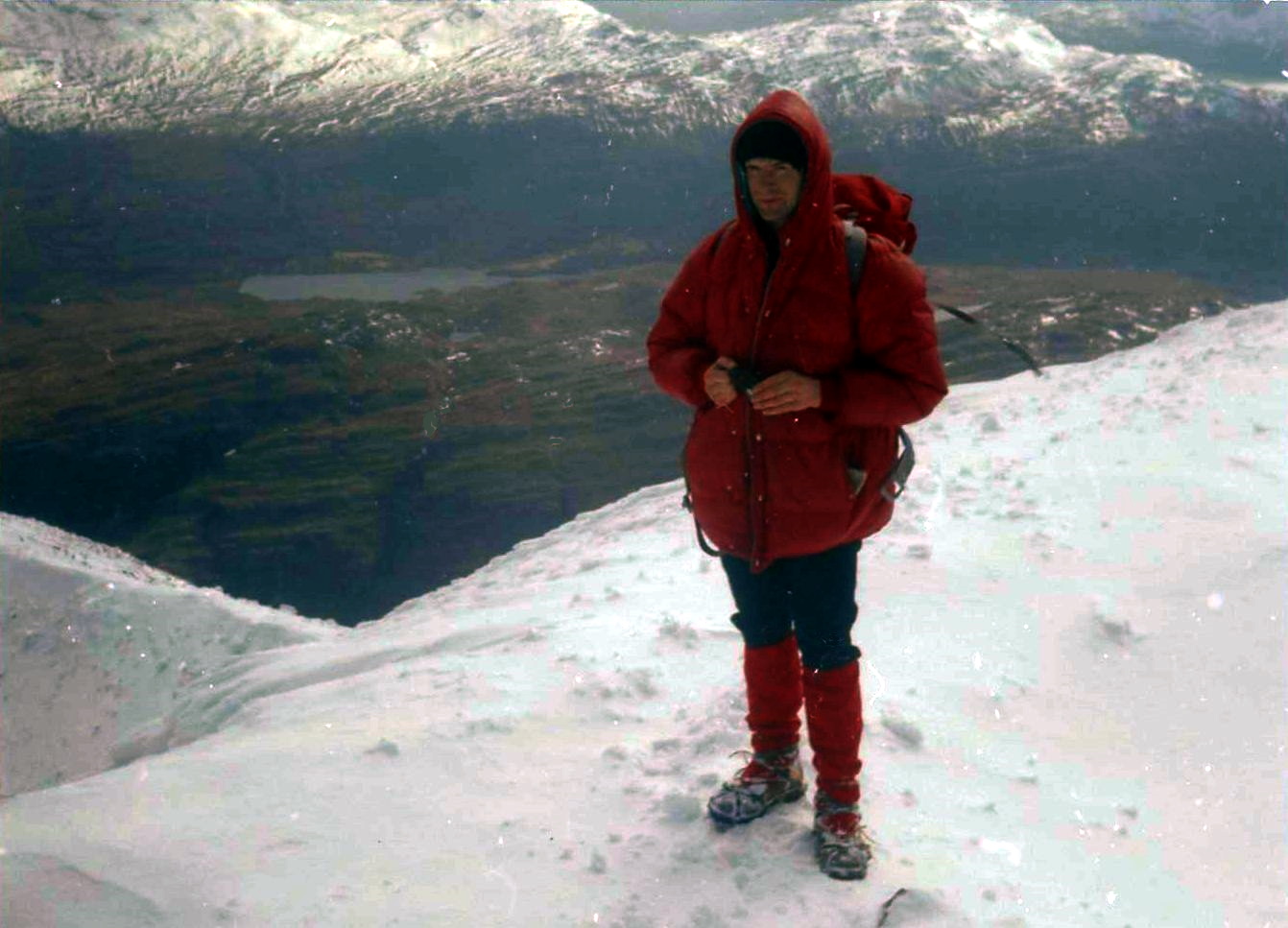 Winter ascent of Liathach in the Torridon Region of the NW Highlands of Scotland