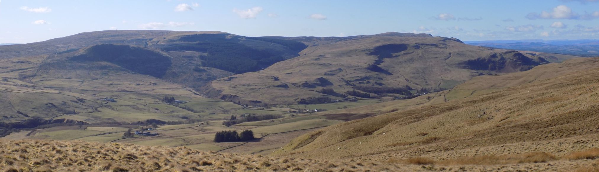 Campsie Fells from Fintry Hills