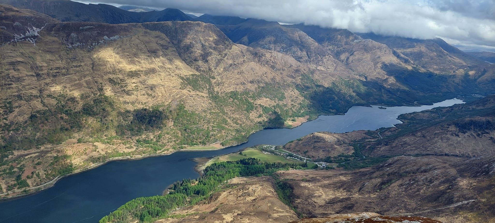 Mam na Gualainn and Beinn na Caillich above Loch Leven