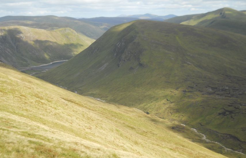 Sron a'Choire Chnapanich and Stuchd an Lochain from Meall Buidhe