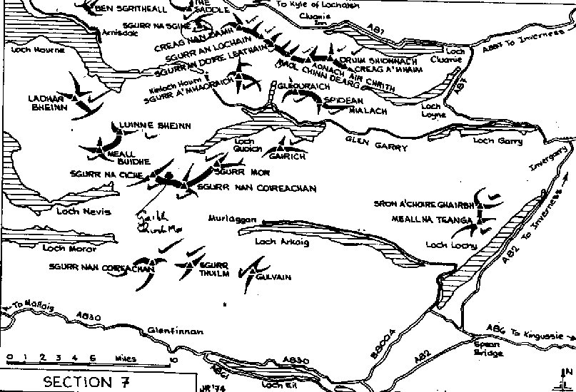 Munros of the Knoydart and South Glen Shiel Regions