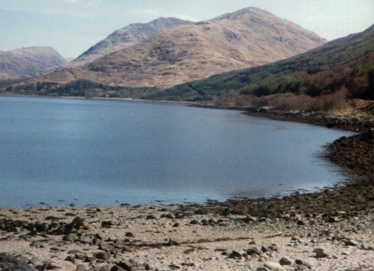 Sea Loch and Mountains on the North West Coast of Scotland