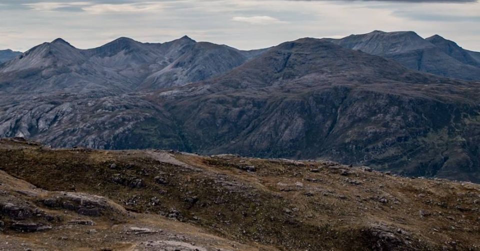 Beinn Eighe from Slioch in the North West Highlands of Scotland