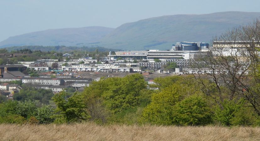 Kilsyth Hills above Cumbernauld from Palacerigg Country Park