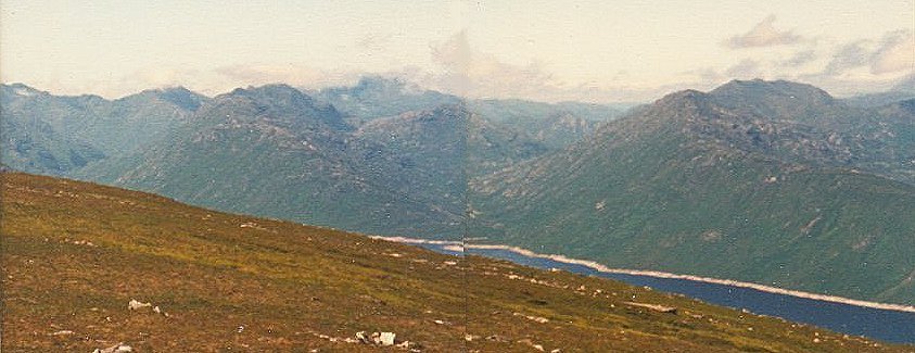 Loch Quoich and the Rough Bounds of Knoydart from Gairich