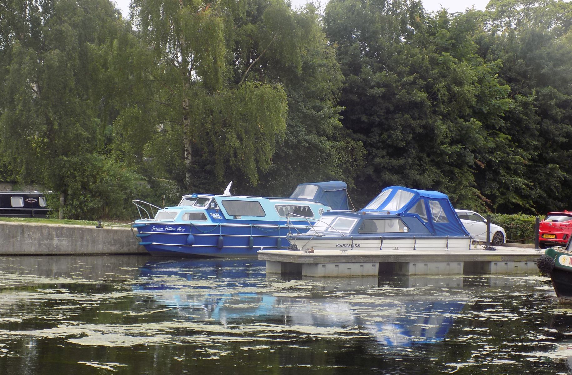 Boats at Ratho Marina