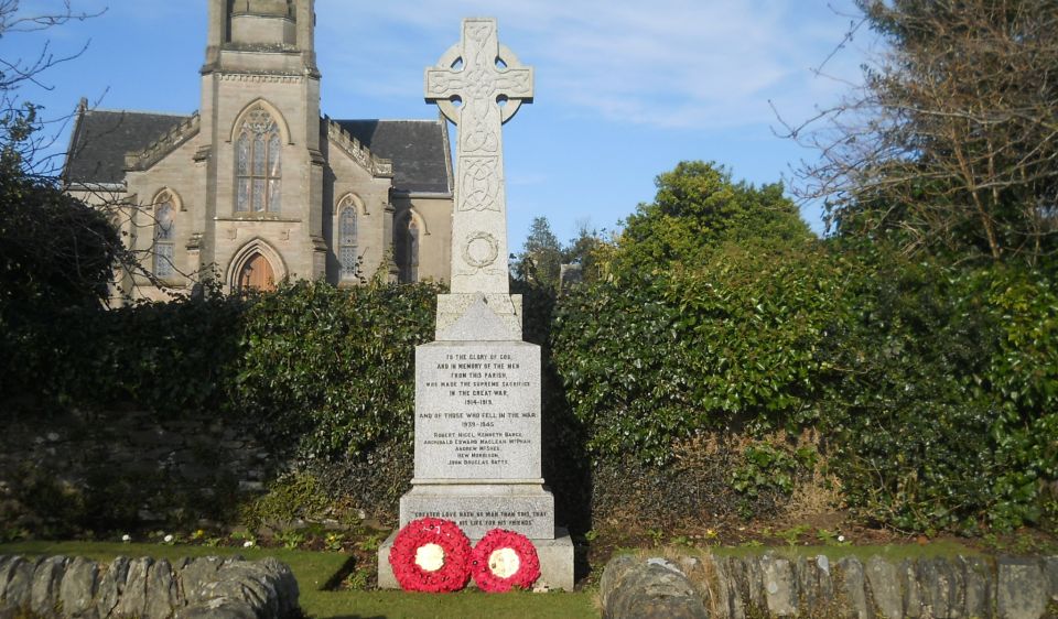 War memorial at Rhu