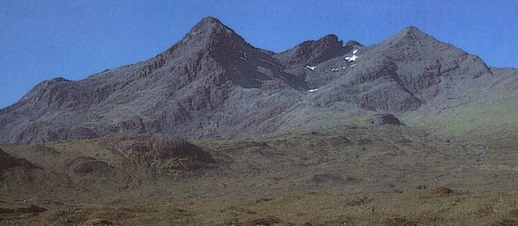 Sgurr nan Gillean from Sligachan on the Isle of Sky