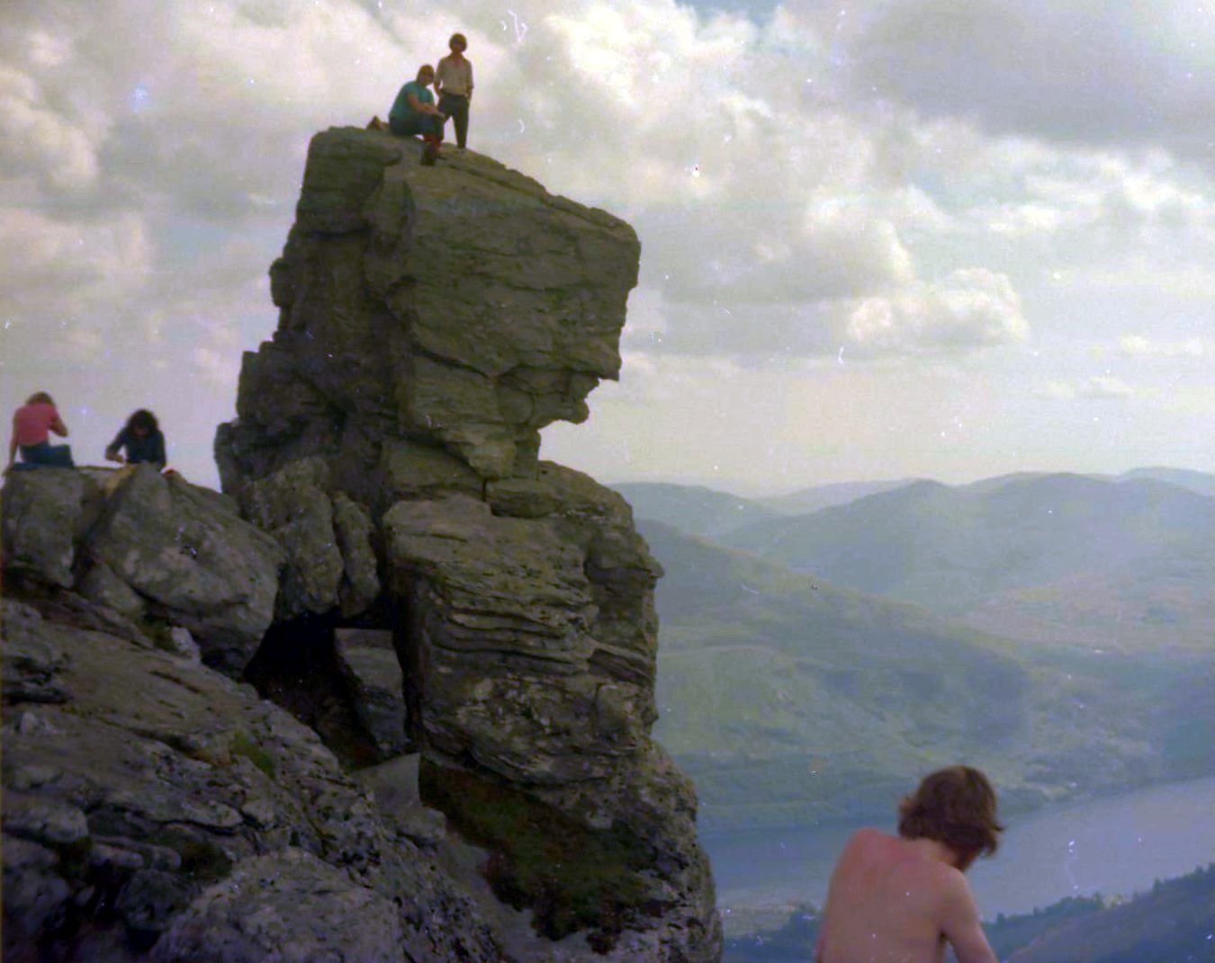 On The Needle of the Cobbler ( Ben Arthur ) above Loch Long