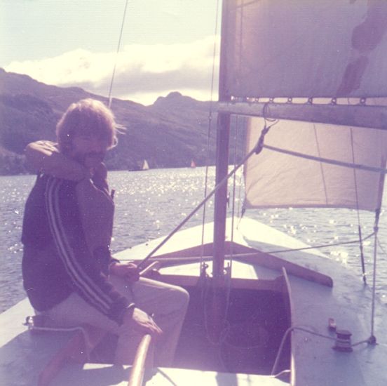 Sailing in Loch Goil in Argylleshire in the Southern Highlands of Scotland