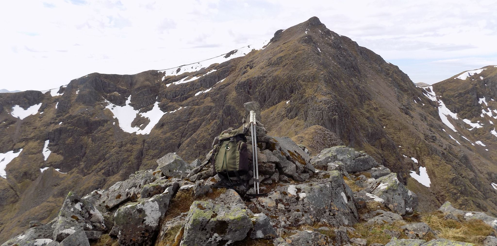 Stob Coire Sgreamhach from Beinn Fhada