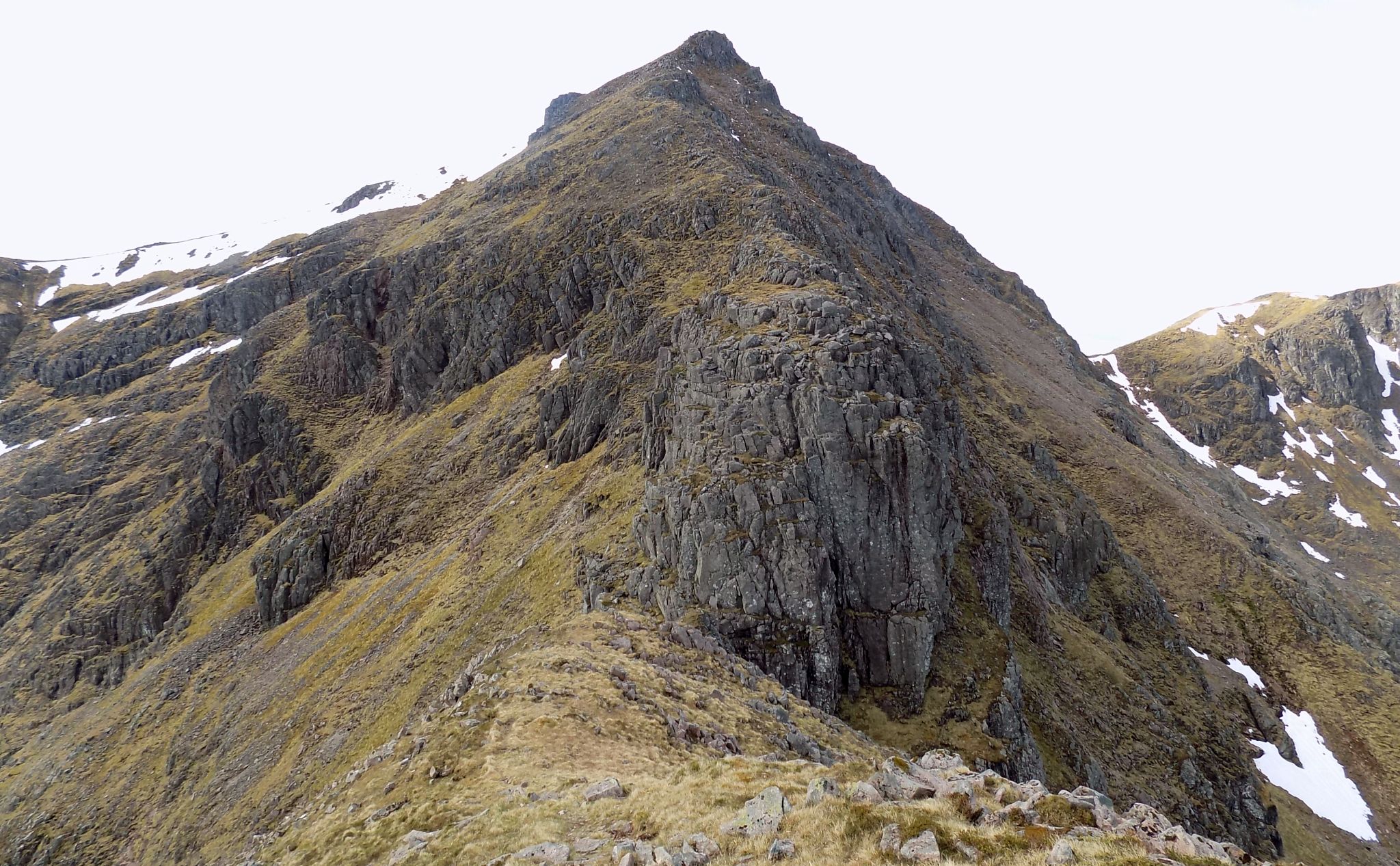 Stob Coire Sgreamhach from Beinn Fhada