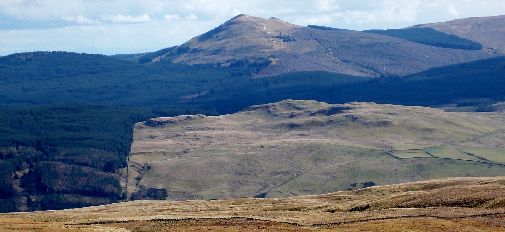 Meikle Bin from Fintry Hills