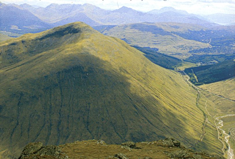 Beinn Odhar from Beinn Dorain