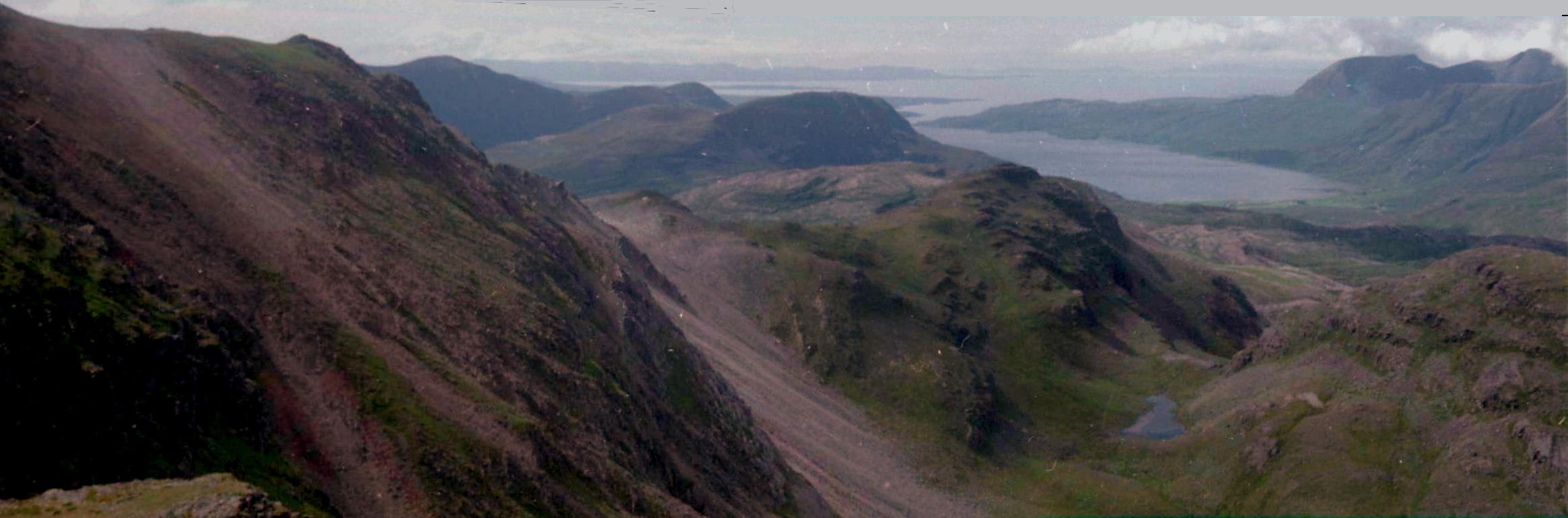 Loch Torridon from Sgurr Ruadh in NW Scotland