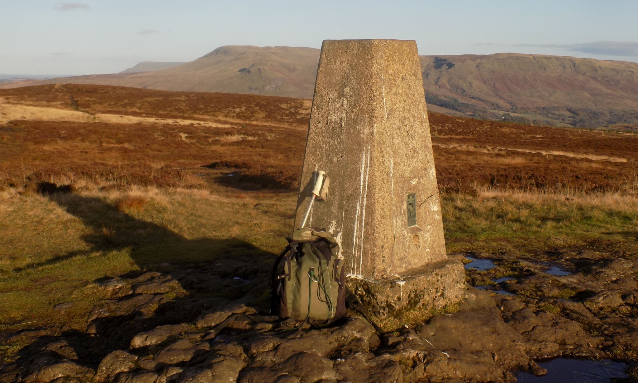 Campsie Fells from trig point on Auchineden Hill