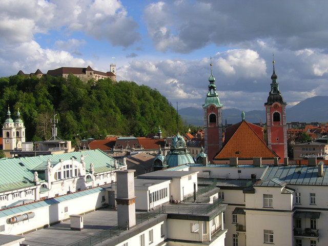 Ljubljana - capital city of Slovenia