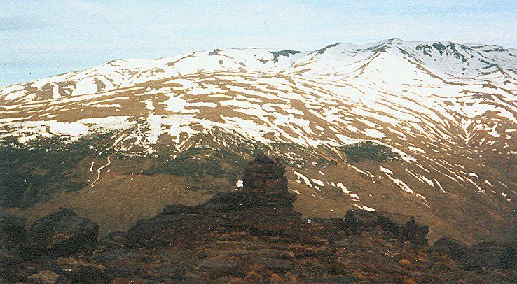 Approachroute to Mulhacen in the Sierra Nevada in Southern Spain