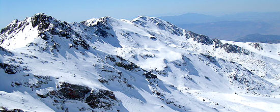 Ski Slopes at Solynieve in the Sierra Nevada in Southern Spain