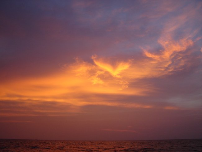 Sunset at Negombo Beach