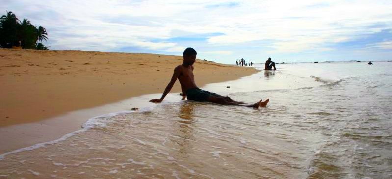 Beach at Polhena at Matara