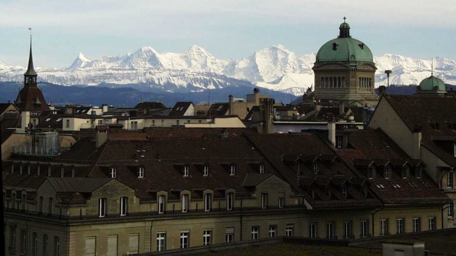 Bernese Oberlands from Berne