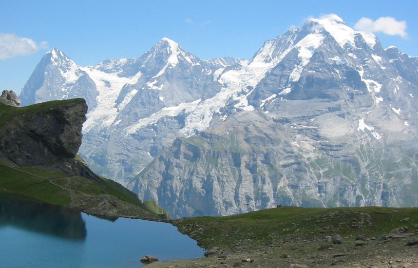 Grindelwald in the Bernese Oberlands of Switzerland