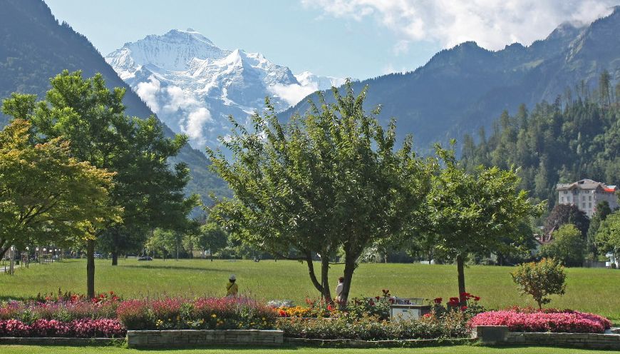 Jungfrau from Interlaken