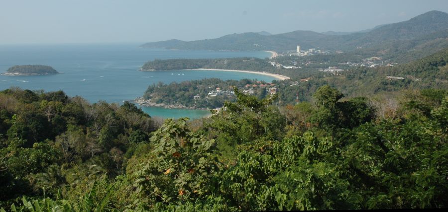 Beaches at Kata Noi and Kata Yai on Ko Phuket in Southern Thailand