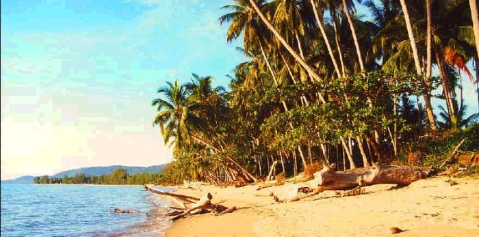 Beach on Koh Samui in Southern Thailand