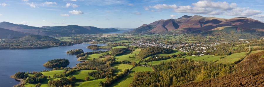 Keswick in the Lake District of NW England