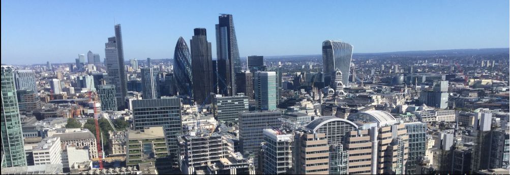 Highrise buildings on the London skyline