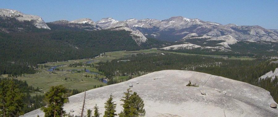 Pacific Crest Trail - Tuolumne Meadows in Yosemite National Park