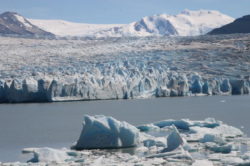 Grey Glacier in Torres del Paine, Patagonia, Chile, South America